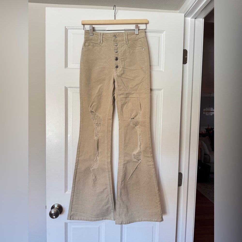 Forever 21 Ash Brown Corduroy Pants